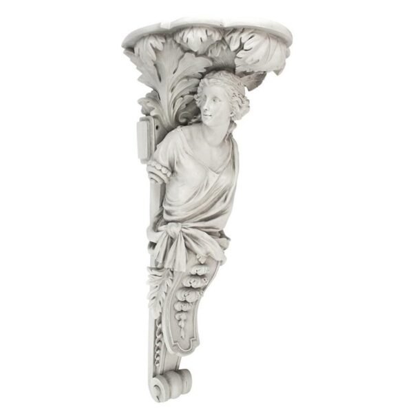 Design Toscano EU335712 11 1/2 Inch French Baroque Caryatid Facing Left