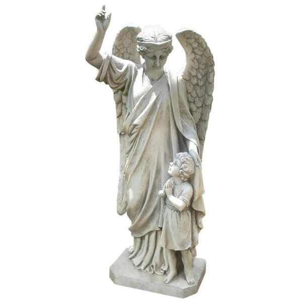 Design Toscano EU33861 15 Inch Guardian Angel Childs Prayer Statue