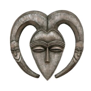 Design Toscano EU34032 15 Inch Kwele African Mask