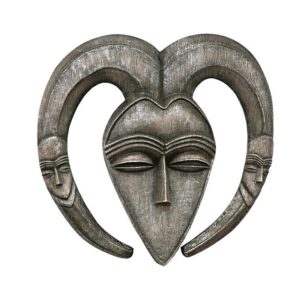 Design Toscano EU34032 15 Inch Kwele African Mask