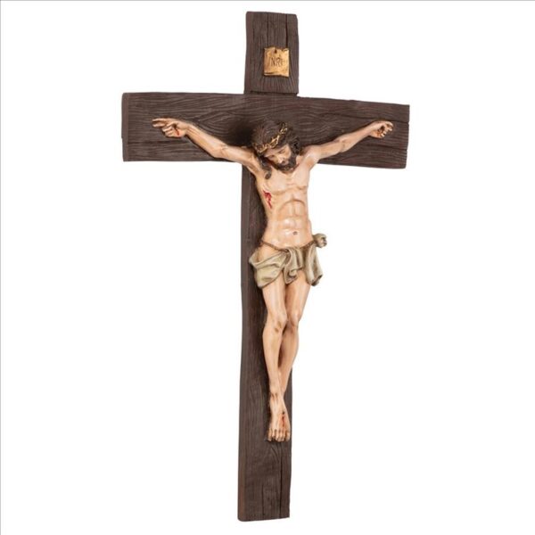 Design Toscano EU34456 13 1/2 Inch Medium Crucifixion of Christ Plaque