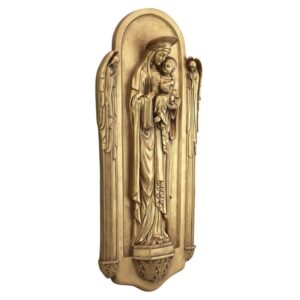 Design Toscano EU34562 8 Inch Il Virgin Benedetto Di Turin Plaque