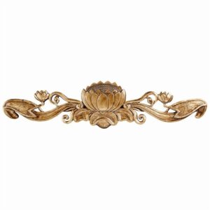 Design Toscano EU34876 30 Inch De Velde Water Lily Pediment