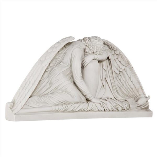 Design Toscano EU34895 24 Inch Weeping Angel Pediment