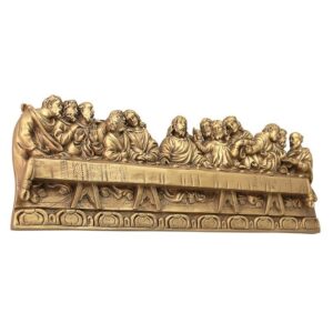 Design Toscano EU37012 18 1/2 Inch The Last Supper Detailed Version Plaque