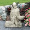 Design Toscano EU40076 17 Inch St Francis Feeding the Animals Statue