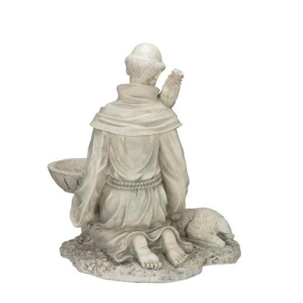 Design Toscano EU40076 17 Inch St Francis Feeding the Animals Statue