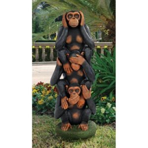 Design Toscano EU48801 13 Inch Hear See Speak No Evil Monkeys