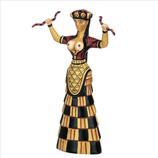 Design Toscano EU596 7 1/2 Inch Cretan Snake Goddess