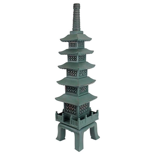 Design Toscano EU7430 6 1/2 Inch Nara Temple Garden Pagoda Statue