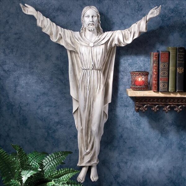 Design Toscano EU7795 24 Inch Benediction of Jesus Plaque