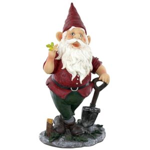 Design Toscano EU90015 7 Inch Birdy and Spader Garden Gnome