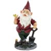 Design Toscano EU90015 7 Inch Birdy and Spader Garden Gnome