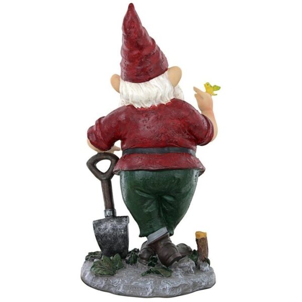 Design Toscano EU90015 7 Inch Birdy and Spader Garden Gnome