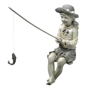 Design Toscano EU9305 4 1/2 Inch Nellies Big Catch Fisherwoman Statue