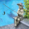 Design Toscano EU9305 4 1/2 Inch Nellies Big Catch Fisherwoman Statue