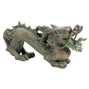 Design Toscano EU9306 21 Inch Medium Asian Dragon of the Great Wall