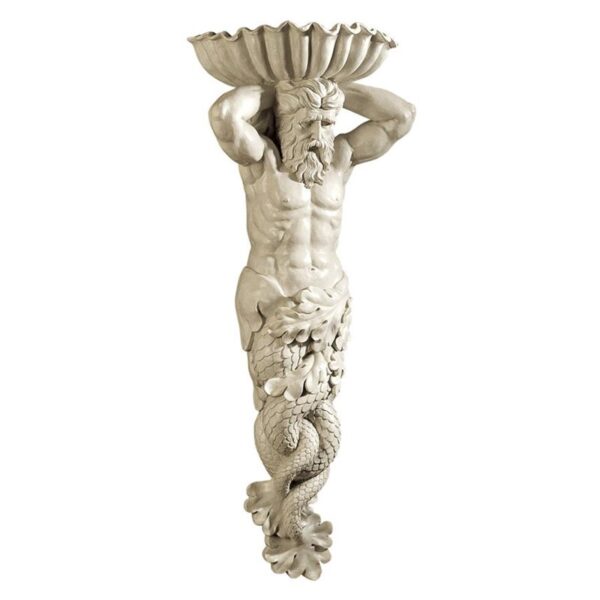 Design Toscano EU9320 14 1/2 Inch Atlantes God of the Sea Wall Sculpture