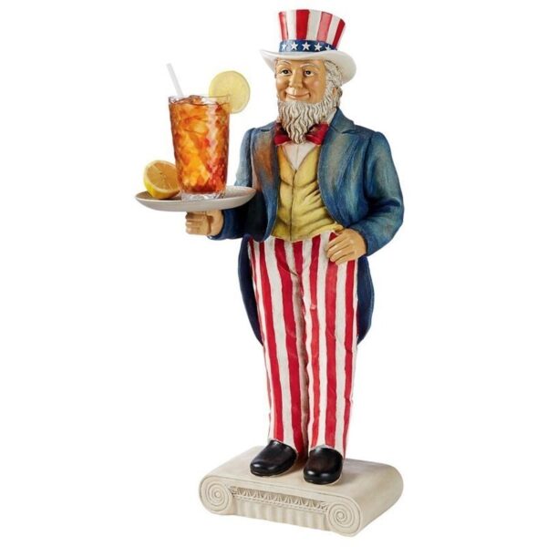 Design Toscano EU9341 14 1/2 Inch Uncle Sam Butler Table