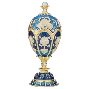 Design Toscano FH10762 Pavlousk 2 1/2 Inch Nikolayevich Enameled Egg