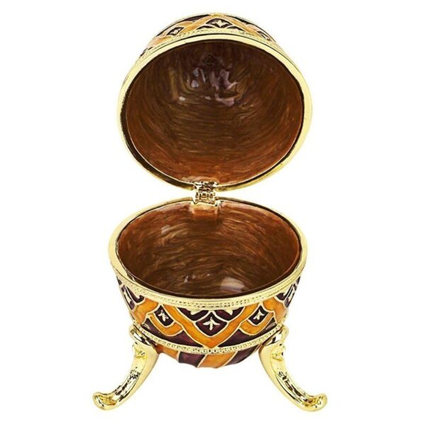 Design Toscano FH1341 2 1/2 Inch Feodorovna Enameled Egg