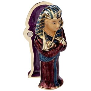 Design Toscano FH1594 2 Inch King Tut Enamel Trinket Box