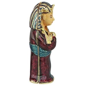 Design Toscano FH1594 2 Inch King Tut Enamel Trinket Box