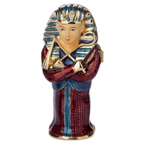 Design Toscano FH1594 2 Inch King Tut Enamel Trinket Box