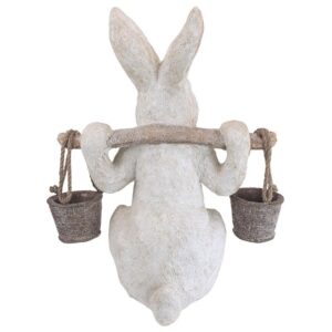 Design Toscano FU35349 15 Inch Ezekiel Rabbit Easter Bunny Statue