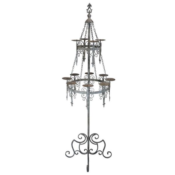 Design Toscano FU67244 20 1/2 Inch Malbark Castle Gothic Floor Candelabra