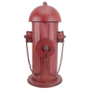 Design Toscano FU68858 9 Inch Medium Metal Replica Fire Hydrant