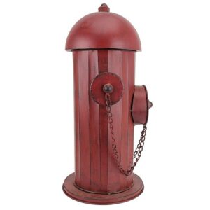 Design Toscano FU68858 9 Inch Medium Metal Replica Fire Hydrant