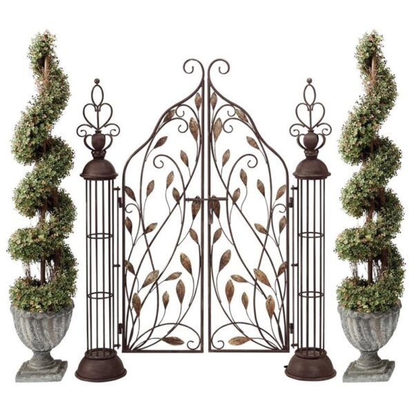 Design Toscano FU71435 54 Inch Princess Entryway Metal Garden Gate