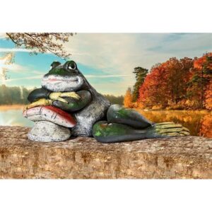 Design Toscano FU84289 29 Inch Bert the Flirtatious Frog Garden Statue