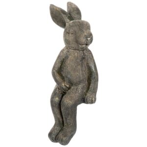 Design Toscano FU84558 8 1/2 Inch Residing Rabbit Sitting Bunny Statue