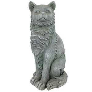 Design Toscano FU84643 12 Inch King Olav V Norwegian Forest Cat Statue