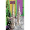 Design Toscano FU912012 7 1/2 Inch Set of Bastian and Gerda Knothole Gnomes