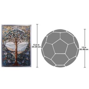 Design Toscano GM1010 9 1/2 Inch Tree of Life Art Glass