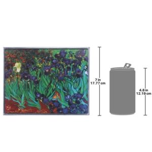 Design Toscano GM1102 9 Inch Van Goghs Irises 1889 Art Glass