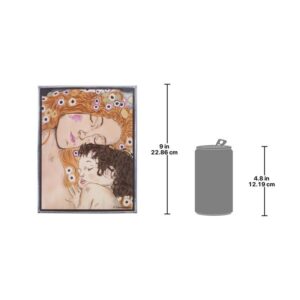 Design Toscano GM1106 7 Inch Klimt's Mother and Child 1905 Art Glass