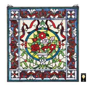 Design Toscano HD470 20 Inch Panier Des Fleurs Window