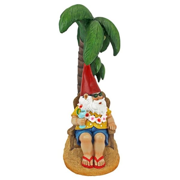 Design Toscano HF330732 10 Inch Beach Comber Gnome Dude Garden Statue