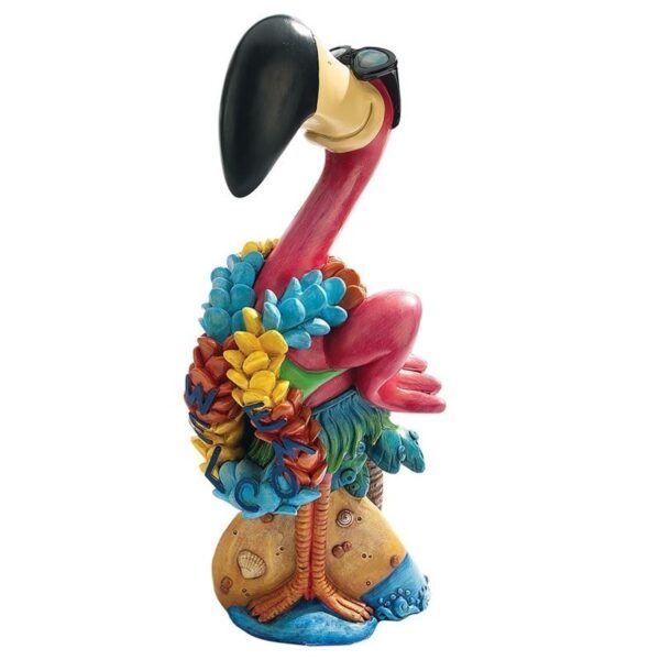 Design Toscano HF616723 8 Inch Flamingo Frank Statue