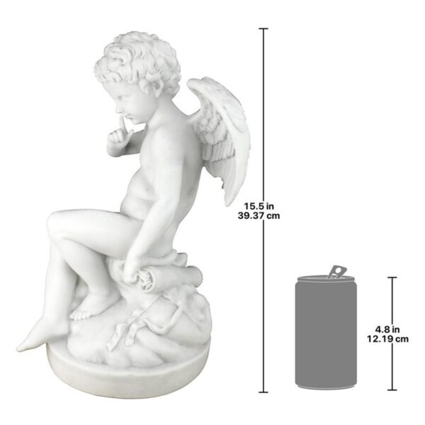 Design Toscano HF640012 10 1/2 Inch Mischievous Cupid Statue