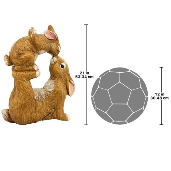 Design Toscano HT153 17 Inch Balancing Bunny Love Statue