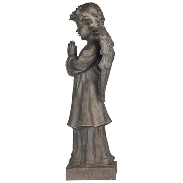 Design Toscano JE10114401 10 1/2 Inch Angels Message Statue - French Iron