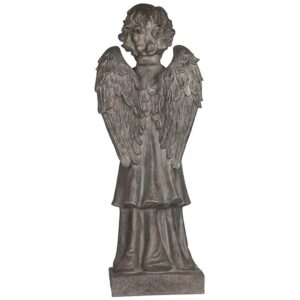 Design Toscano JE10114401 10 1/2 Inch Angels Message Statue - French Iron