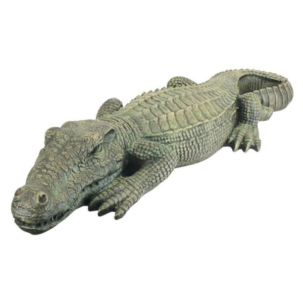 Design Toscano JE111535 37 Inch Swamp Beast Crocodile Statue