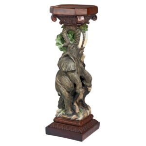 Design Toscano JE121915 13 Inch Elephants Triumph Pedestal