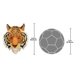 Design Toscano JE122315 13 Inch Indochinese Tiger Plaque